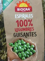 Espirales 100% legumbres guisantes
