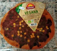 Bio pizza vegana