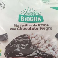 Bio tortitas de arroz con chocolate negro