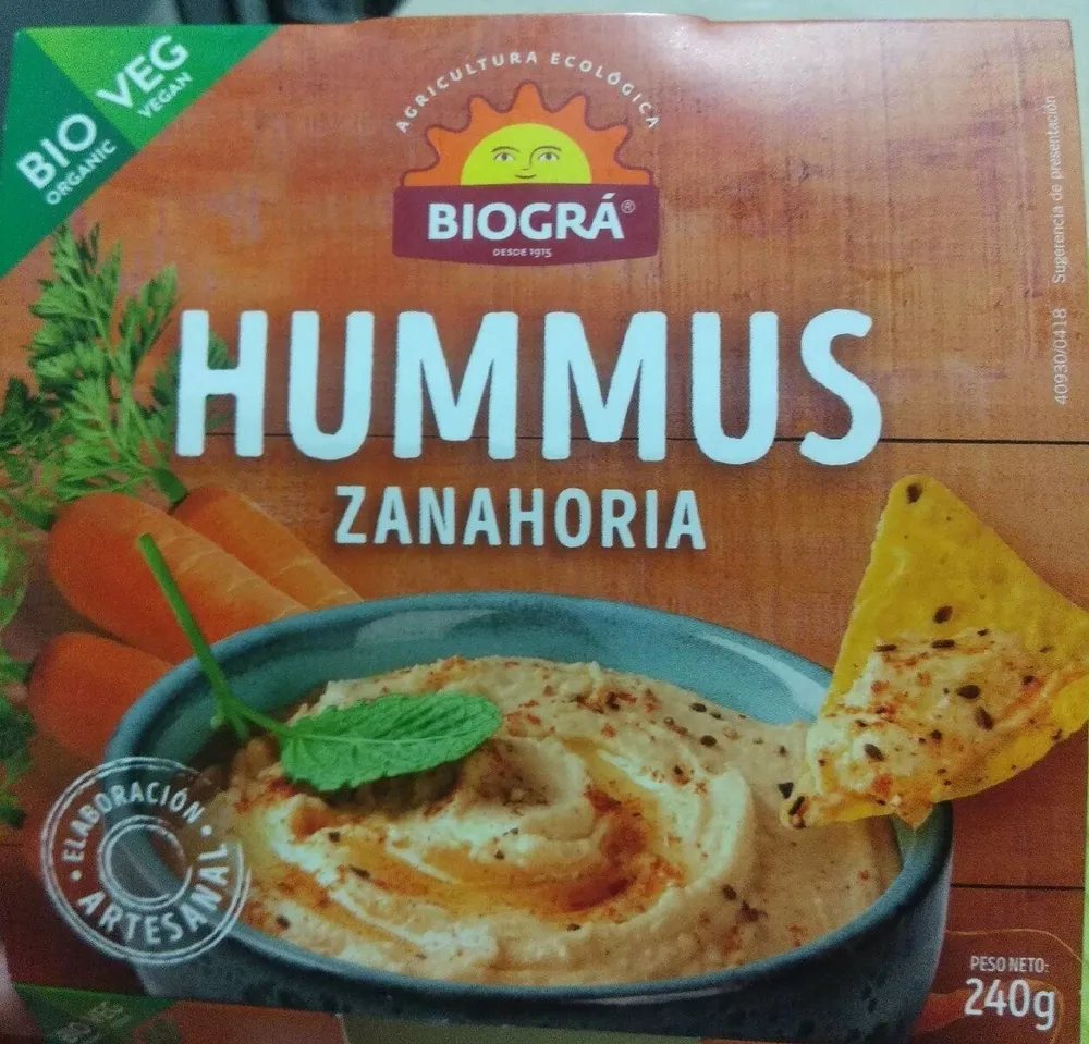 Hummus zanahoria