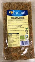 Fideo fino con verduras