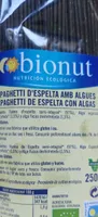 Spaghetti d'espelta amb algues