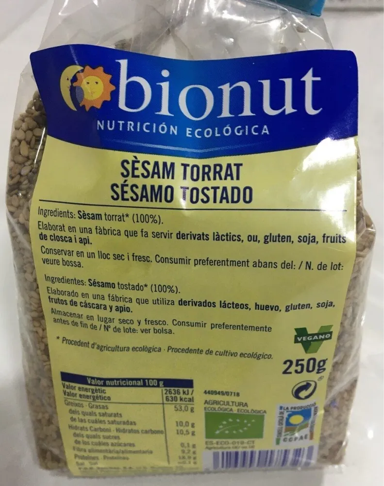 Sésamo tostado