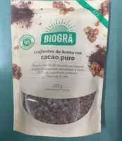 Crujientes de avena con cacao puro