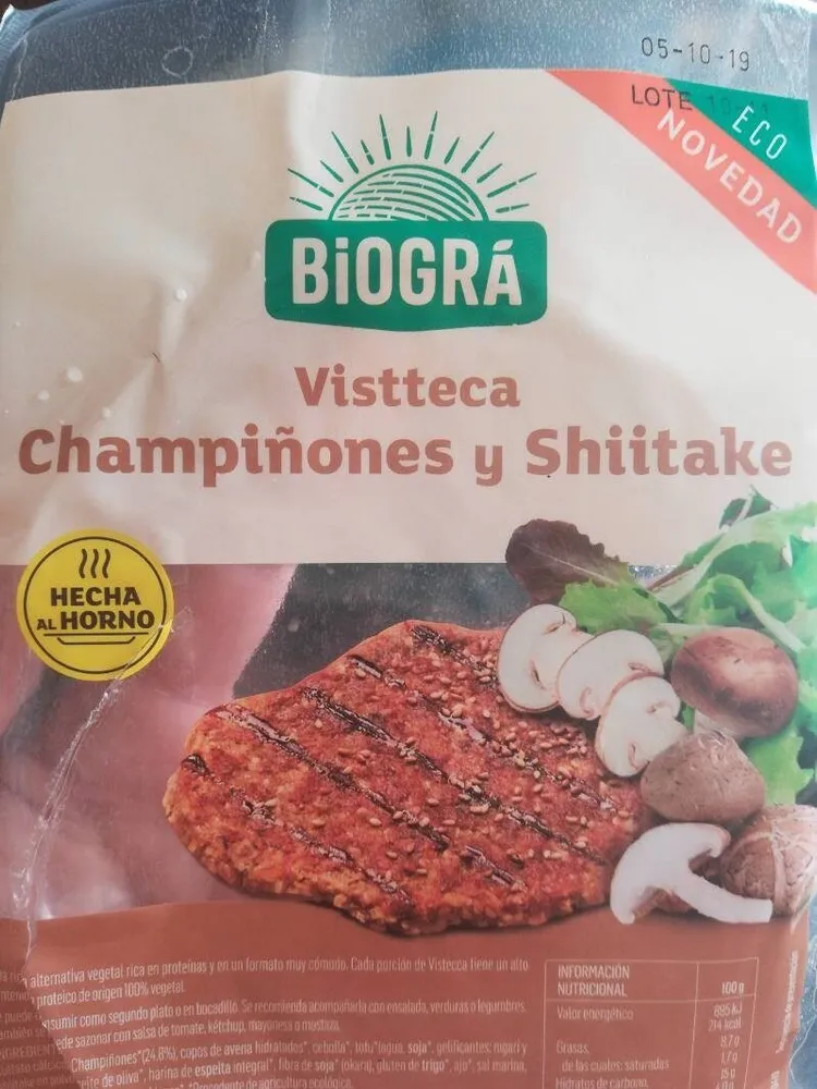 Vistteca champiñones y shiitake