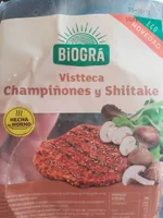 Vistteca champiñones y shiitake