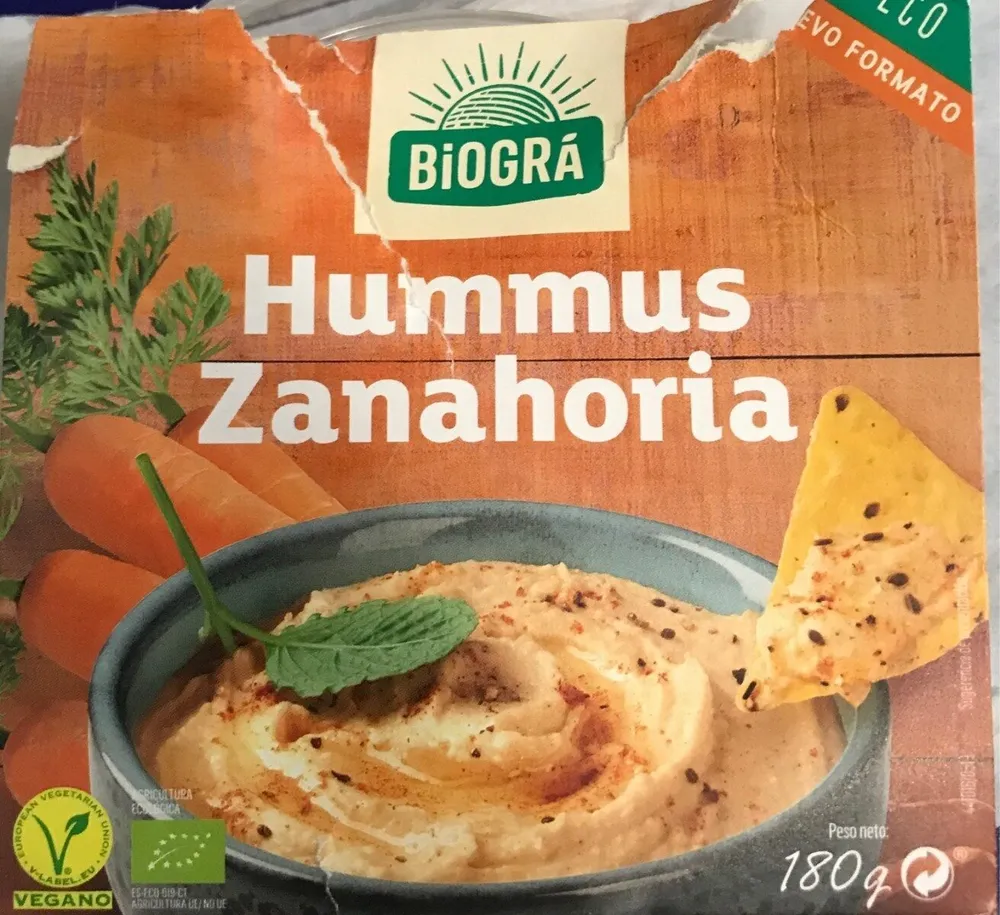 Hummus zanahoria