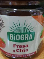 Mermelada de fresa y chia