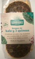 Hamburguesa de kale y 3 quinoas