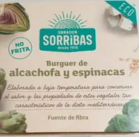 Burguer de alcachofa y espinacas
