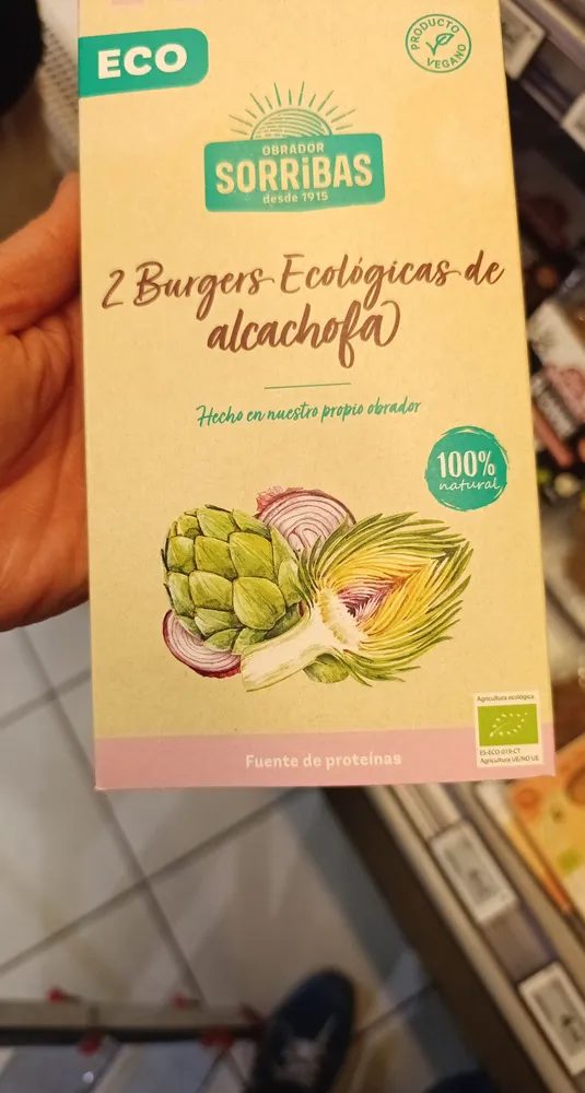 Burguer de alcachofa