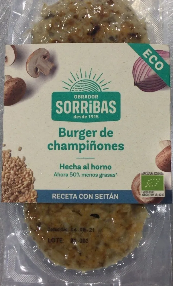 Burger de Champiñones