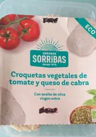 Croquetas vegetales de tomate y queso de cabra