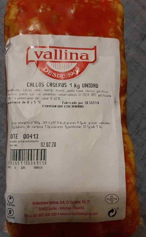 Callos  caseros