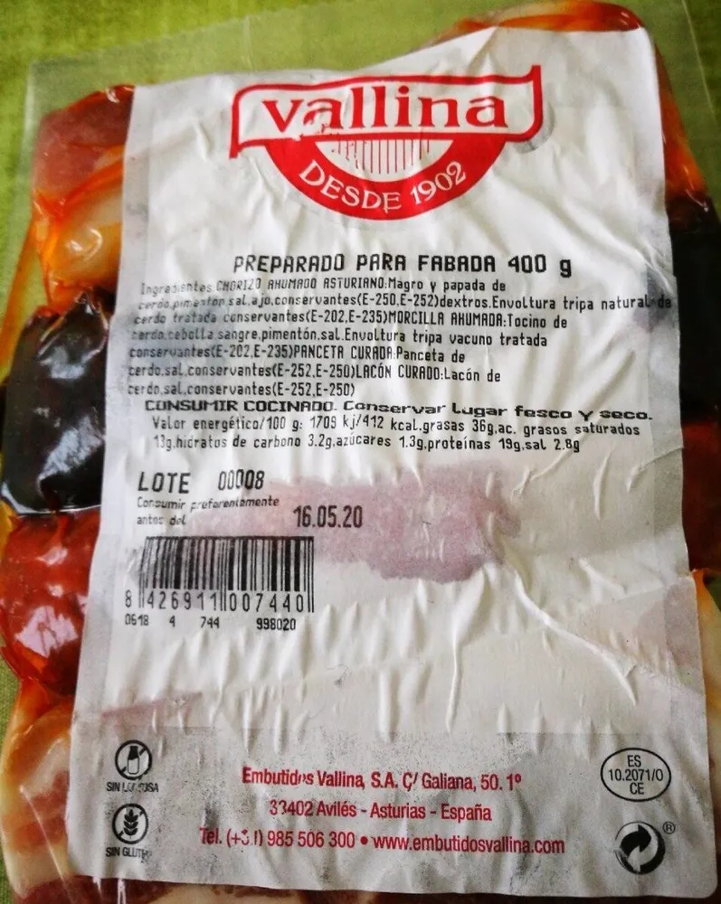 Preparado para fabada 400 g