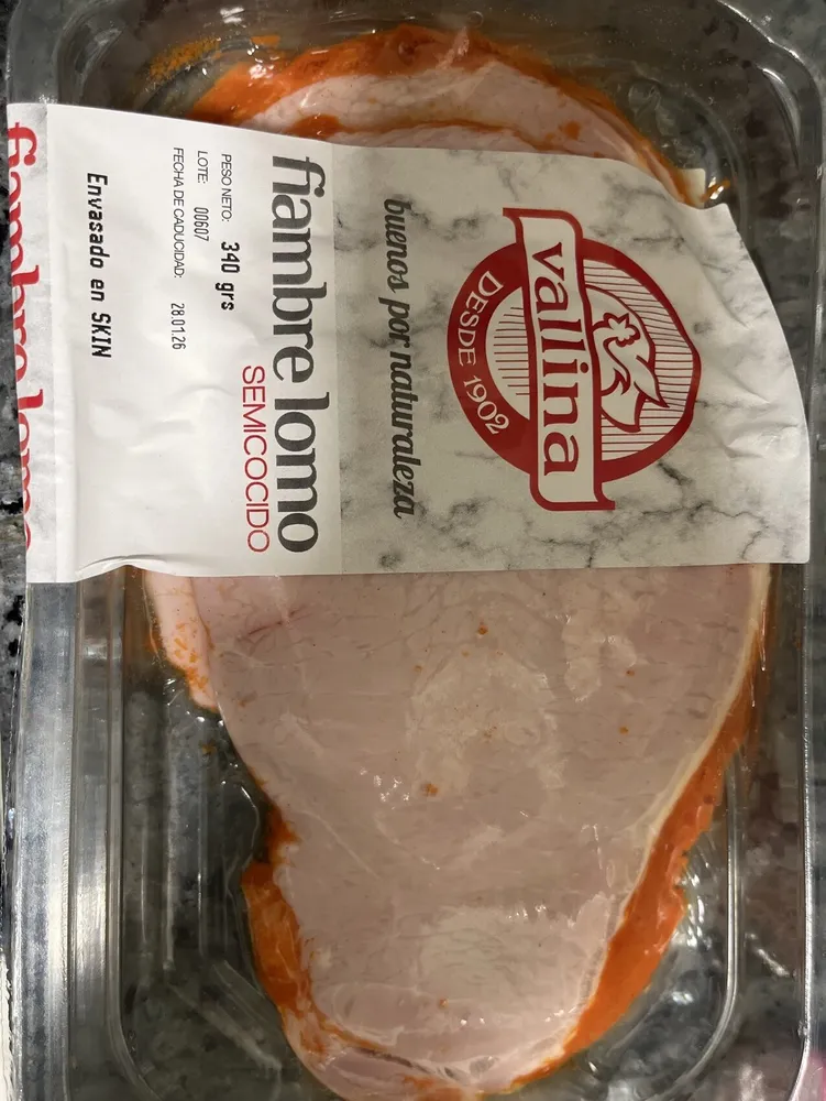 Fiambre Lomo Cocido
