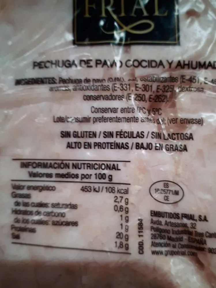 Embutido de pavo