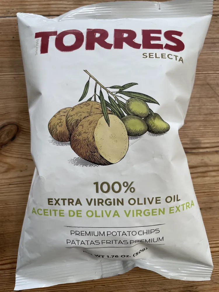 Torres, Premium Selecta Potato Chips, Extra Virgin Olive Oil, Extra Virgin Olive Oil