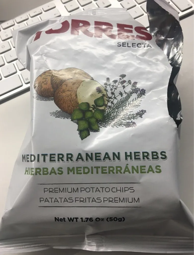 Mediterranean herbs chips