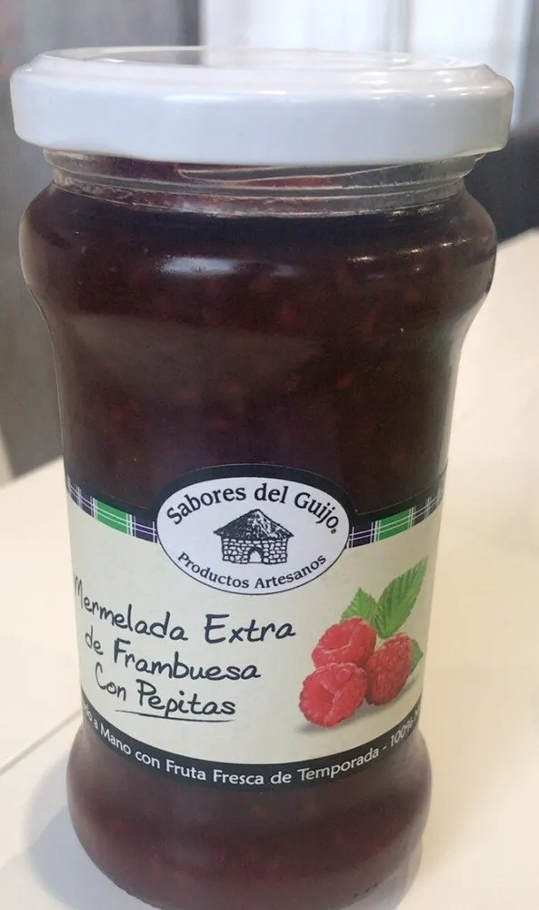 Mermelada Extra de Frambuesa Con Pepitas