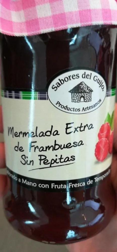 Mermelada Extra de Frambuesa Sin Pepitas
