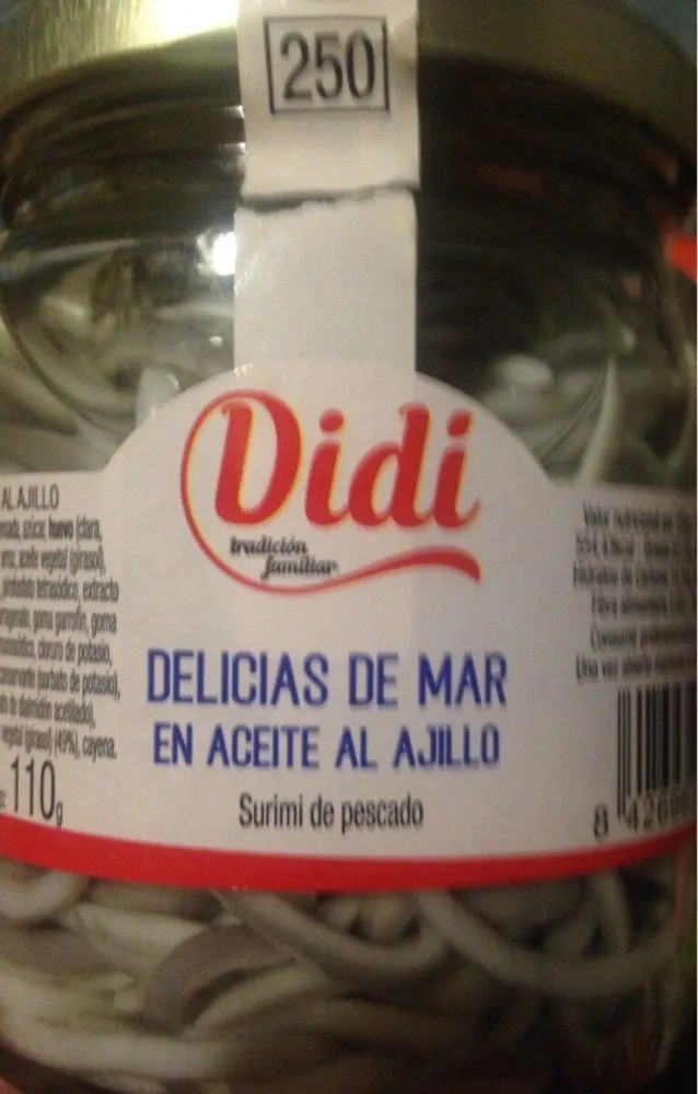 Delicias de mar en aceite al ajillo