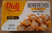 Berberechos al natural