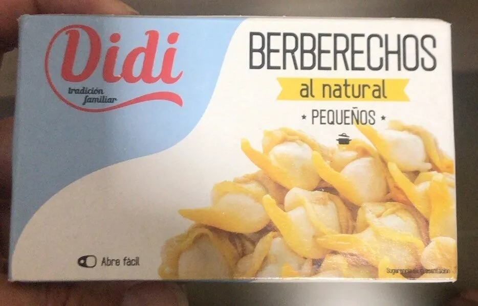Berberechos al natural pequeños