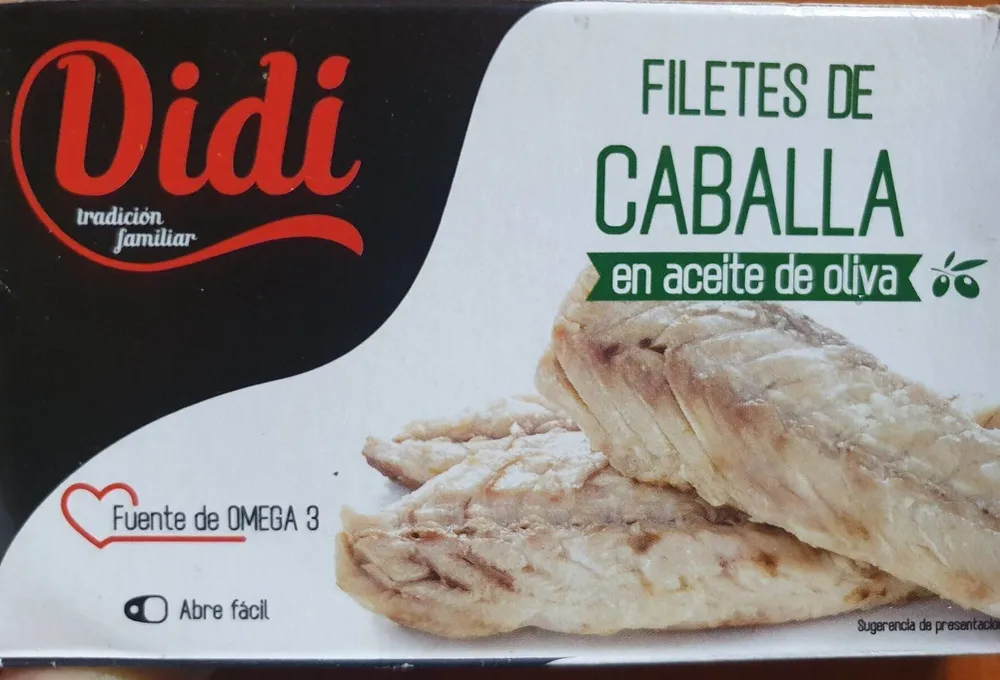 Filetes de caballa en aceite de oliva