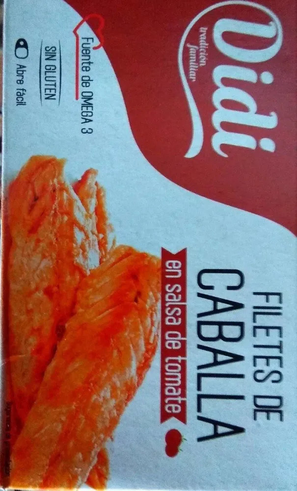 Filetes de caballa en salsa de tomate