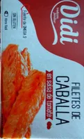 Filetes de caballa en salsa de tomate