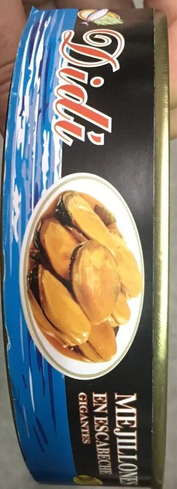 Mejillones en escabeche gigantes