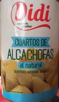 Alcachofas al natural