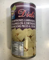 Champiñones laminados