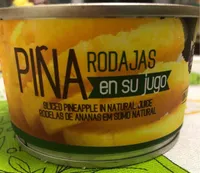 Piña rodajas en su jugo