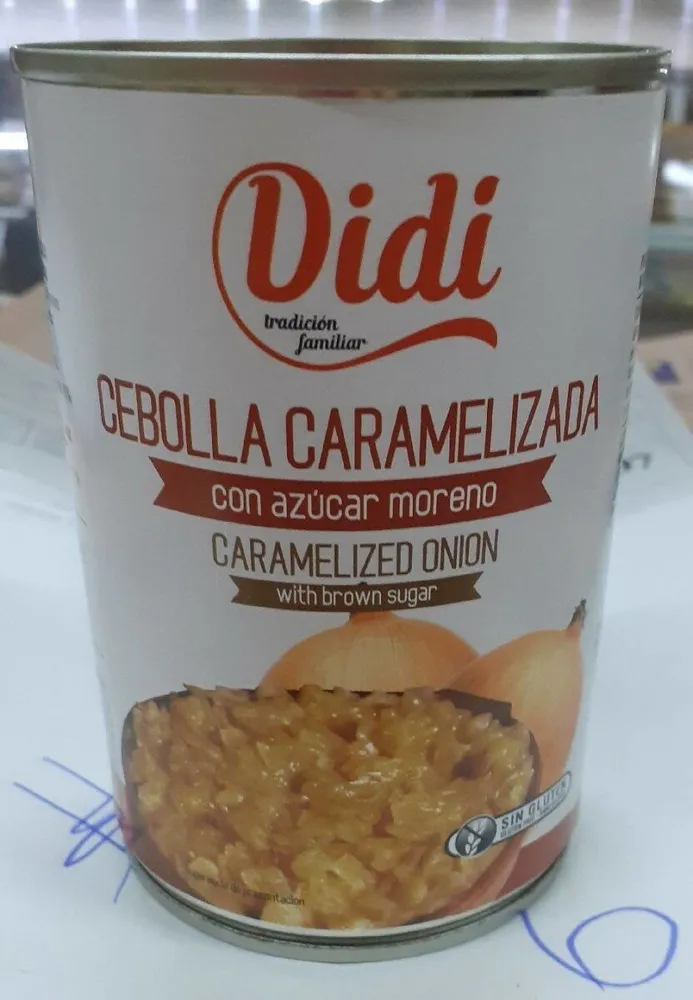 Cebolla caramelizada con azúcar moreno