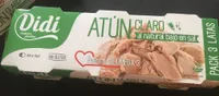 Atún Claro al natural bajo en sal