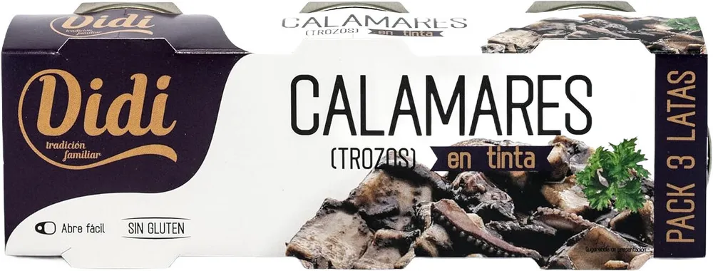 Calamares en su tinta