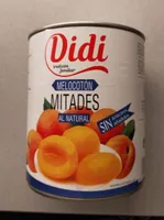 Melocotón mitades al natural