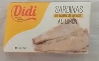 Sardinas en aceite de girasol al limon