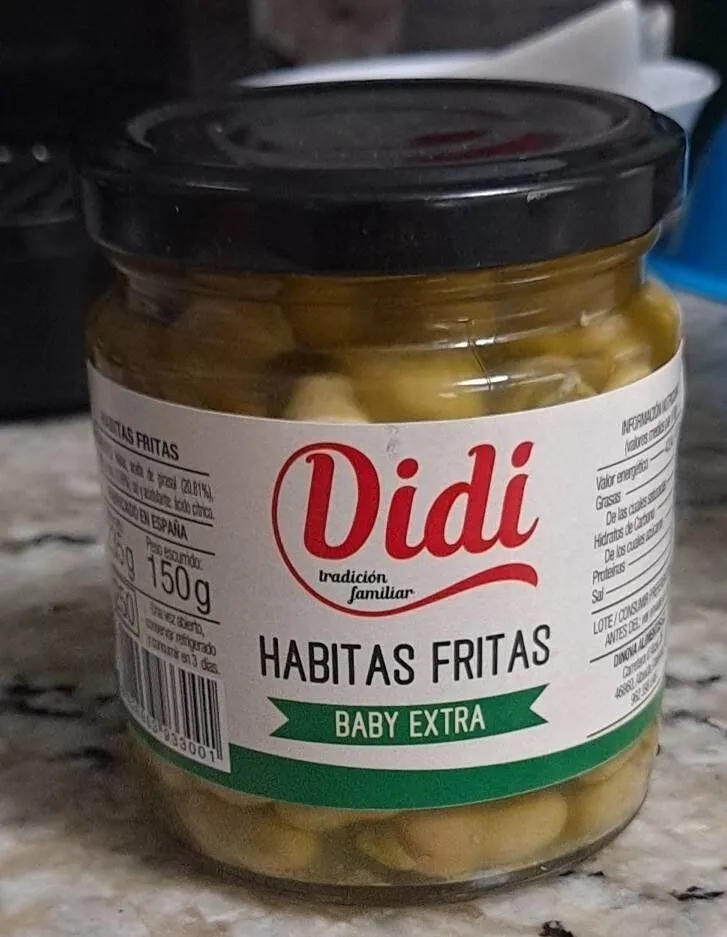 Habitas fritas baby extra