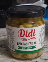 Habitas fritas baby extra