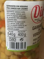 Garbanzos Didi con verduras