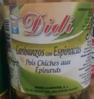 Garbanzos con espinacas