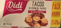 tacos de poton del pacifico en salsa gallega