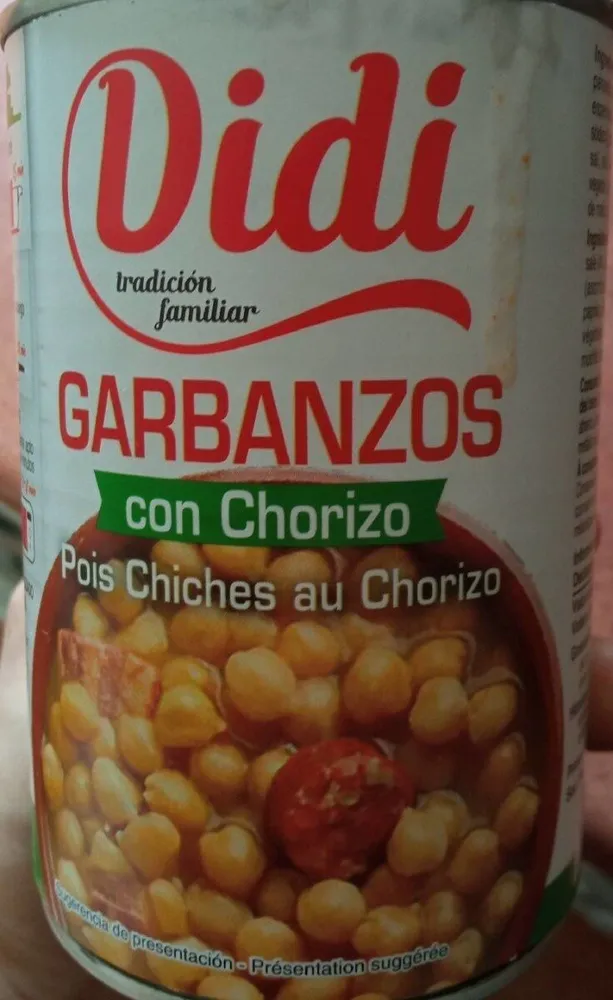 Garbanzos con chorizo