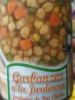 Garbanzos a la jardinera