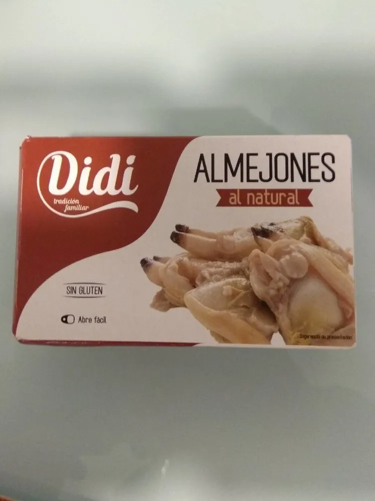 Almejones al natural