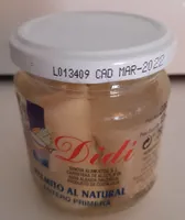 Palmito al natural entero de primera