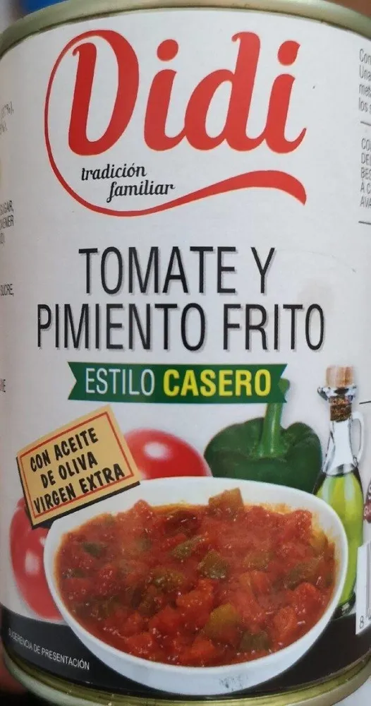 Tomate y pimiento frito estilo casero